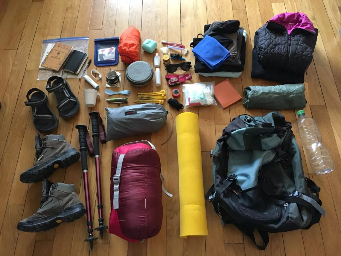 How to pack a hiking backpack.